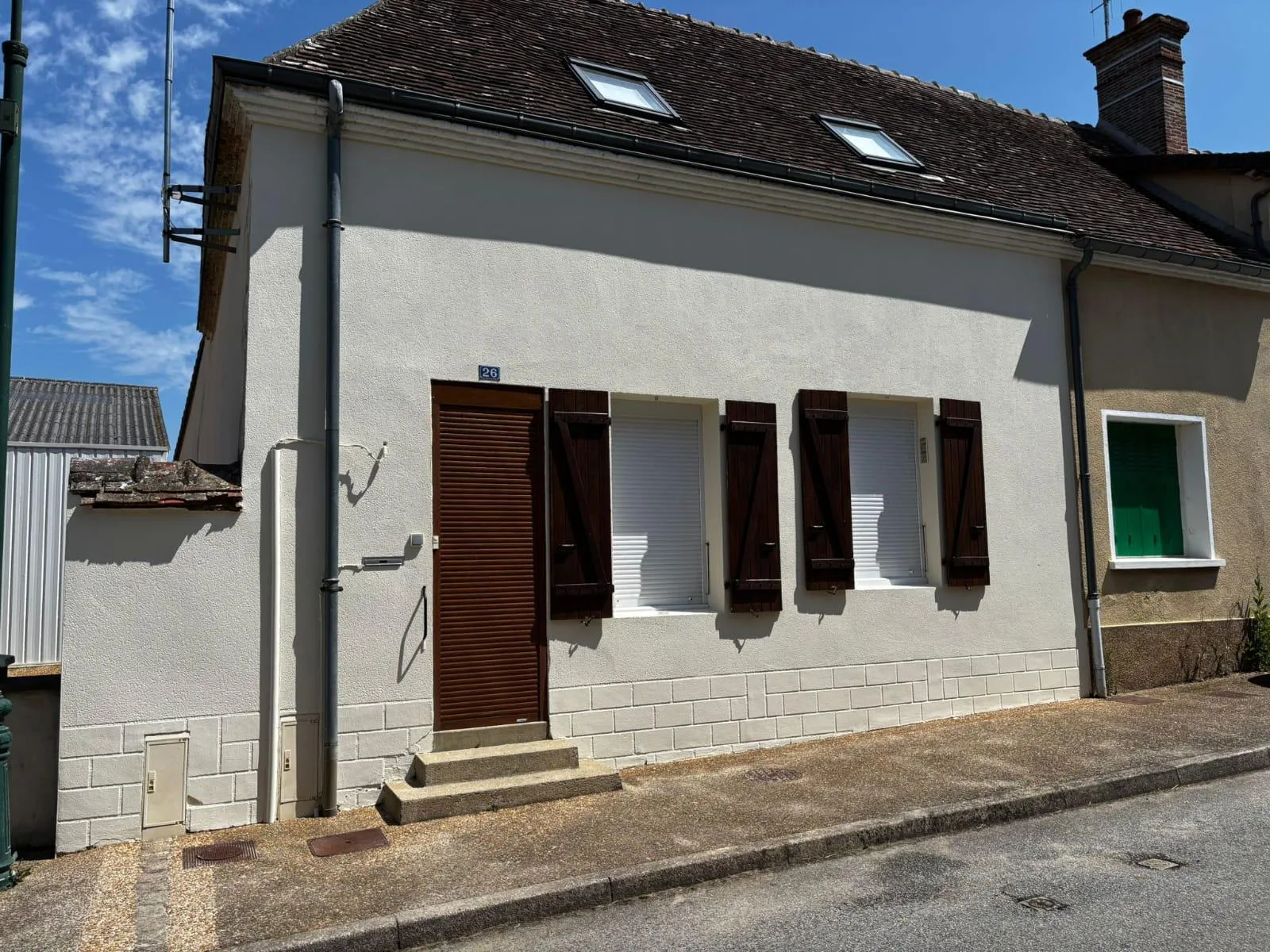 Chantier toiture et gouttière zinc à Rennes
